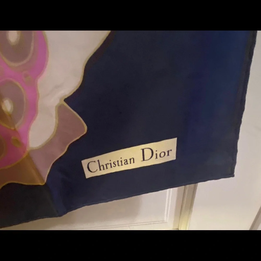 Stunning Christian Dior Vintage scarf silk‎